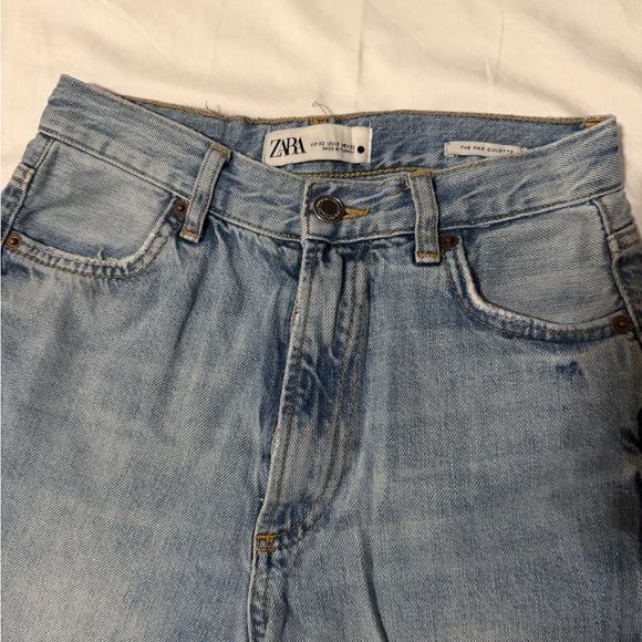 Zara Light Blue Women’s Straight Leg Jeans - Picture 3 of 6